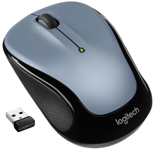 Logitech M325s Trådløs Mus med Optisk Sensor og Ergonomisk Design - Grå Logitech M325s Trådløs Mus med Optisk Sensor og Ergonomisk Design - Grå