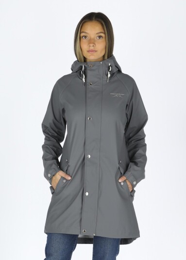 Väderöarna Coat W Grey 42 Regnjakker Väderöarna Coat W Grey 42 Regnjakker
