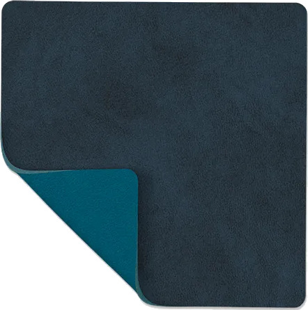 LIND DNA Nupo glassunderlag square vendbar 1 stk. Midnight blue petrol