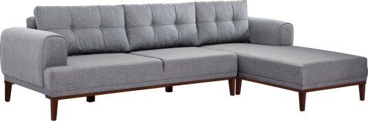 Valsot 4 seters Sofa med Divan   Grå