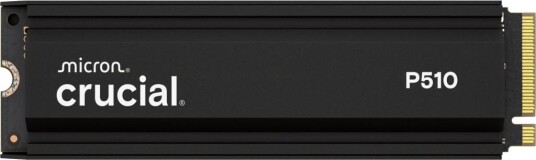 Crucial P510 1TB NVMe SSD med kjøleribbe M.2 2280 PCIe 5.0 Crucial P510 1TB NVMe SSD med kjøleribbe M.2 2280 PCIe 5.0