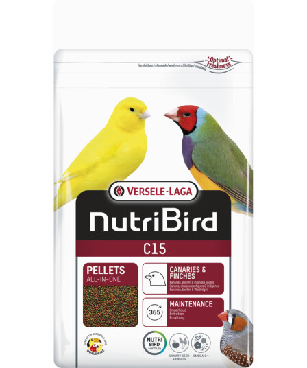 Nutribird C15 (Kanarifugl) 1 kg Nutribird C15 (Kanarifugl) 1 kg