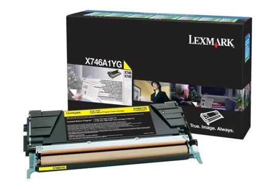 Lexmark X746A1YG- Yellow toner - Laser toner Yellow