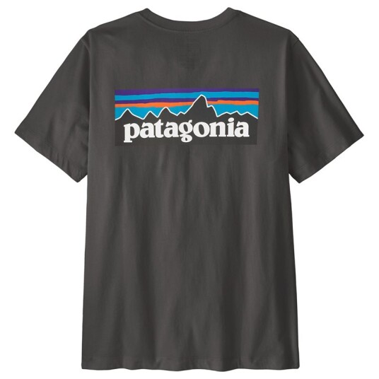 Patagonia M's P 6 Logo T Shirt Ink Black