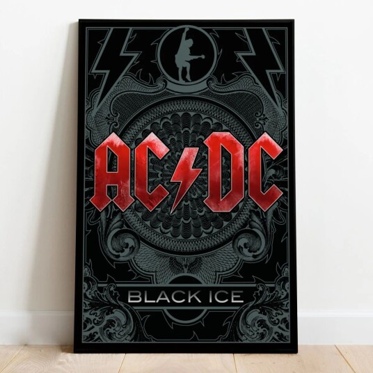 AC/DC Plakat Black Ice - 91,5 x 61 cm