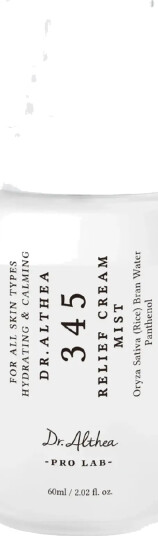 Dr. Althea 345 Relief Cream Mist - Nude - 60 ML - Fuktighetsgivende Spray til Ansikt