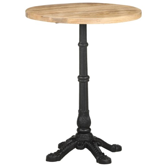 vidaXL Bistrobord Ø60x76 cm grovt mangotre vidaXL Bistrobord Ø60x76 cm grovt mangotre