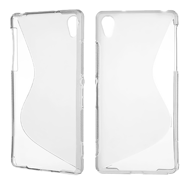 INCOVER Sony Xperia Z2 S-Shape Fleksibelt Deksel Gjennomsiktig