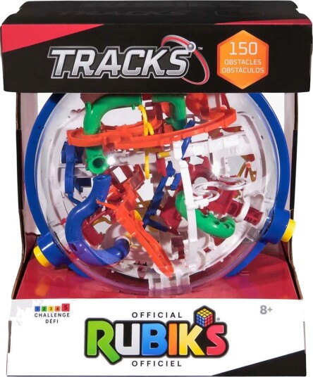 Rubiks Tracks 150 Portal 3D Labyrintspill for Barn med 150 Hindre Rubiks Tracks 150 Portal 3D Labyrintspill for Barn med 150 Hindre