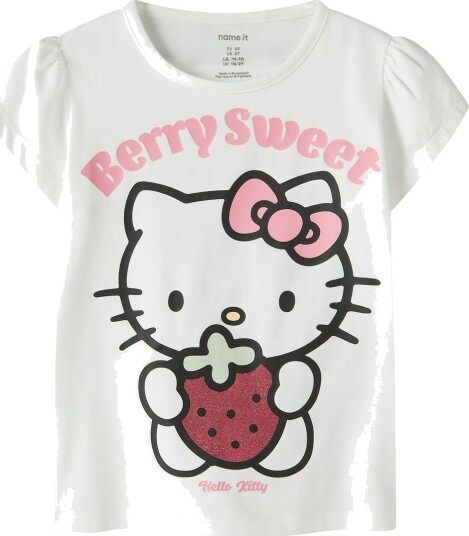 Name It T skjorte NmfAsda Hello Kitty Bright White Name It 1½ år (86) T skjorte Hvit