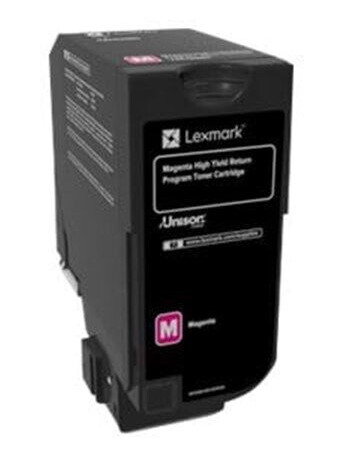 Lexmark 74C2HM0 - Laser toner Rød
