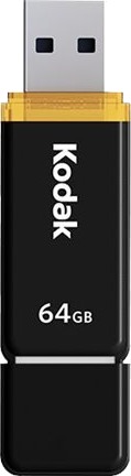 Kodak K103 Usb-Flashstasjon 64 Gb Usb 3.0 Svart Gul Kodak K103 Usb-Flashstasjon 64 Gb Usb 3.0 Svart Gul