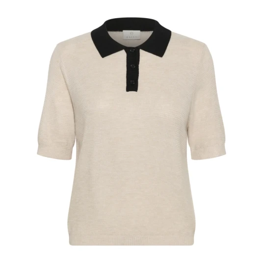 Kaffe Dame Topper Beige M