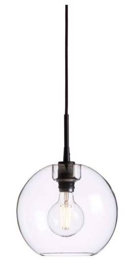 Belid - Gloria Pendel Ø260 Svart/Klar Glass Belid - Gloria Pendel Ø260 Svart/Klar Glass
