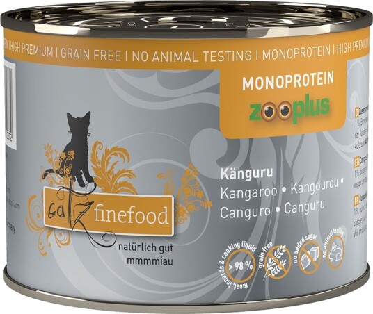 Catz Finefood Monoprotein Zooplus Kenguru 6 X 200 G