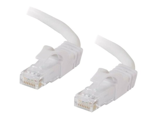 C2g Cat6 Booted Unshielded Utp Network Patch Cable Koblingskabel Rj-45 Hann Til Rj-45 Hann 50 Cm Utp Cat 6 Formstøpt Uten Hindringer Flertrådet Hvit