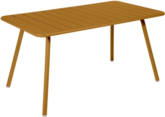 Fermob - Luxembourg Table 143 X 80 Cm, Gingerbread - Utendørs Spisebord - Frédéric Sofia - Brun - Metall