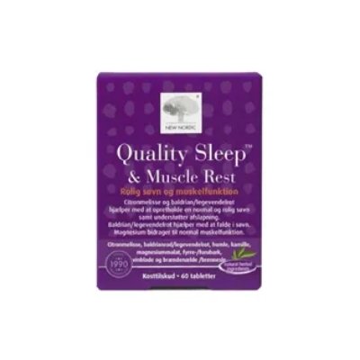 New Nordic Quality Sleep & Muscle Rest – 60 tabletter | Søvn & muskler New Nordic Quality Sleep & Muscle Rest – 60 tabletter | Søvn & muskler