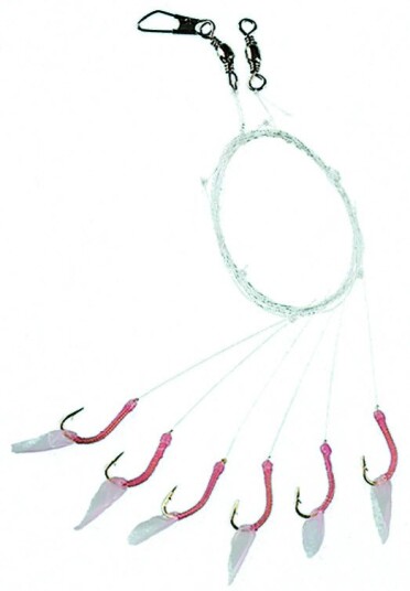 Fladen Pink Sabiki Hekle #8 M/6 Kroker Rosa