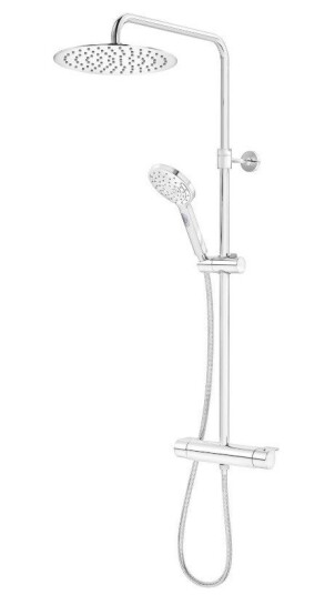 Gustavsberg Takdusjsett Estetic Round - krom