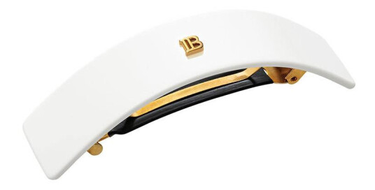 Balmain Cellulose Acetate Barrette Pour Cheveux Large Hairclip Wh Balmain Cellulose Acetate Barrette Pour Cheveux Large Hairclip Wh