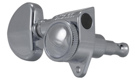 Grover 502c Roto-Grip Locking Rotomatics W/round ButtonSingleChrome (R) Grover 502c Roto-Grip Locking Rotomatics W/round ButtonSingleChrome (R)