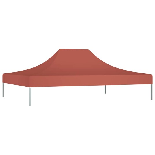 vidaXL Teltduk for festtelt 4,5x3 m terrakotta 270 g/m²