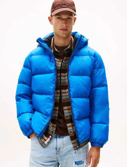 Tommy Jeans Tjm Essential Down Jacket Ext - Blue - XXL Tommy Jeans Tjm Essential Down Jacket Ext - Blue - XXL
