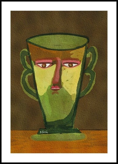 Mug man brown version Plakat / 30x40cm