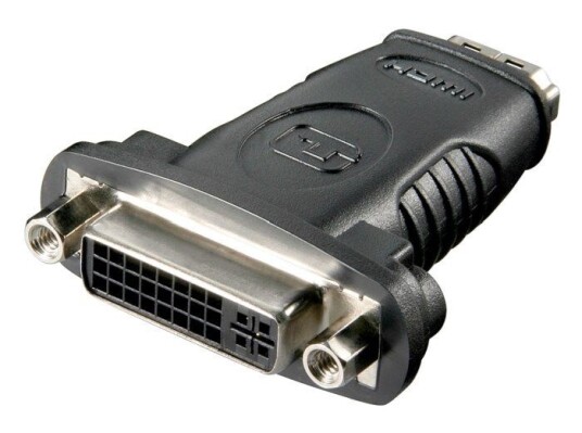 Goobay HDMI til DVI-I Adapter Dual Link Svart Goobay HDMI til DVI-I Adapter Dual Link Svart