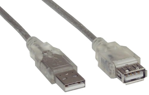 Inline 34618 2 M Usb A Usb A Hankjønn/Hunkjønn 0,48 Gbit/S Gjennomsiktig