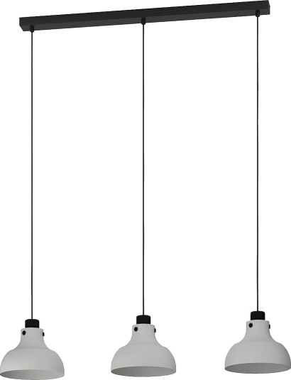 EGLO Pendel Matlock 2 Light Grå Takpendler