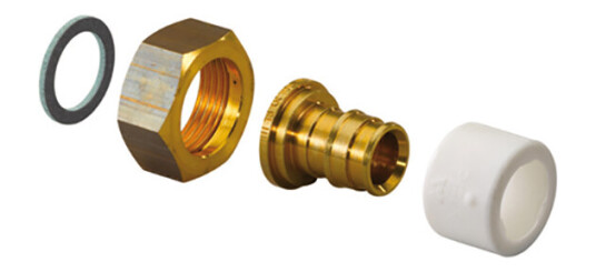 UPONOR Q&E NIPPEL M/OMLØPER 18MM X 1/2" 5PK. UPONOR Q&E NIPPEL M/OMLØPER 18MM X 1/2" 5PK.