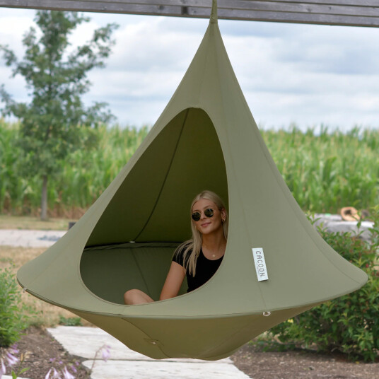 Cacoon Hengekøye Dobbel Khaki Cacoon Hengekøye Dobbel Khaki