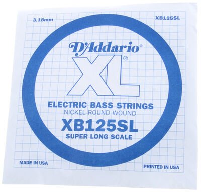Daddario XB125SL Bass Single String Daddario XB125SL Bass Single String