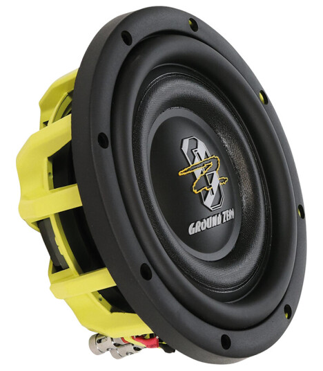 Ground Zero GZHW 8-D2 FLAT 8"subwoofer Slim, 500W RMS, 2x2 Ohm, KLIPPEL