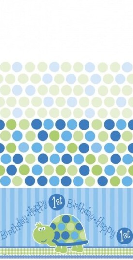1år Bursdagsduk Skilpaddetrykk