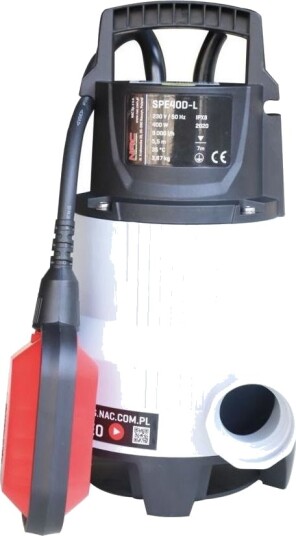 Nac Pumpe For Skittent Vann 400W Spe40d L Nac Pumpe For Skittent Vann 400W Spe40d L