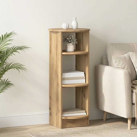 Sideskap Artisan eik 40 x 40 x 100 cm Konstruert tre