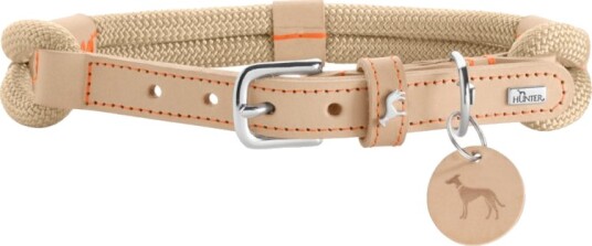 Hunter Malia Halsbånd Beige/Natur Str 40
