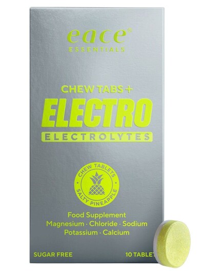 Eace Gum Chew Tabs+ Electro Salty Pineapple 18 g 10 stk. Eace Gum Chew Tabs+ Electro Salty Pineapple 18 g 10 stk.