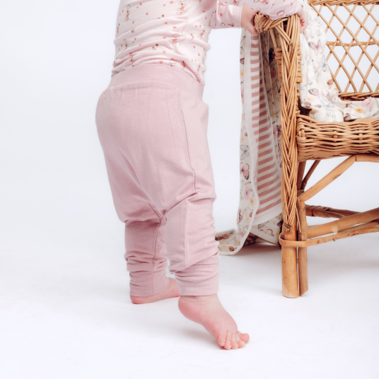 Hust and Claire   Bukse i Bambus Gusti Chalk Pink   104
