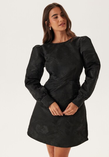 Bubbleroom Brocade Dress Black 38 Bubbleroom Brocade Dress Black 38
