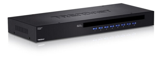 Trendnet Tk 803R - Kvm-Svitsj - 8 X Kvm Port(S) - 1 Lokalbruker - Rackmonterbar - Taa-Samsvar
