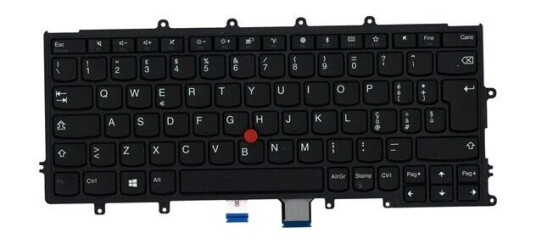 Lenovo Chicony - Brbart tastatur - til utskifting - Italiensk - Svart