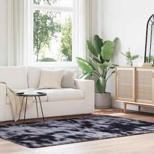  Flossteppe med lang luv NAVARRA mørkegrå 160x230 cm polyester 8721158558268