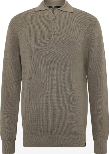 Clean Cut Copenhagen Mario Polo Knit   BRINDLE BEIGE   XXL
