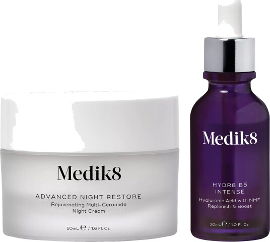 Medik8 Firm Bundle Night Restore 50 ml & Hydr8 B5 Intense 15 ml Medik8 Firm Bundle Night Restore 50 ml & Hydr8 B5 Intense 15 ml