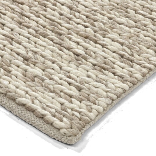 Ullteppe Talvia Braided Wool natur Størrelse: 160 x 230 cm