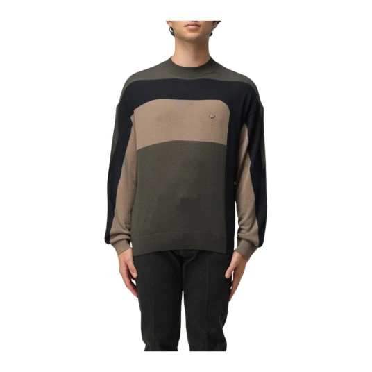 Giorgio Armani Emporio Armani Herre Strikkevarer Grå M